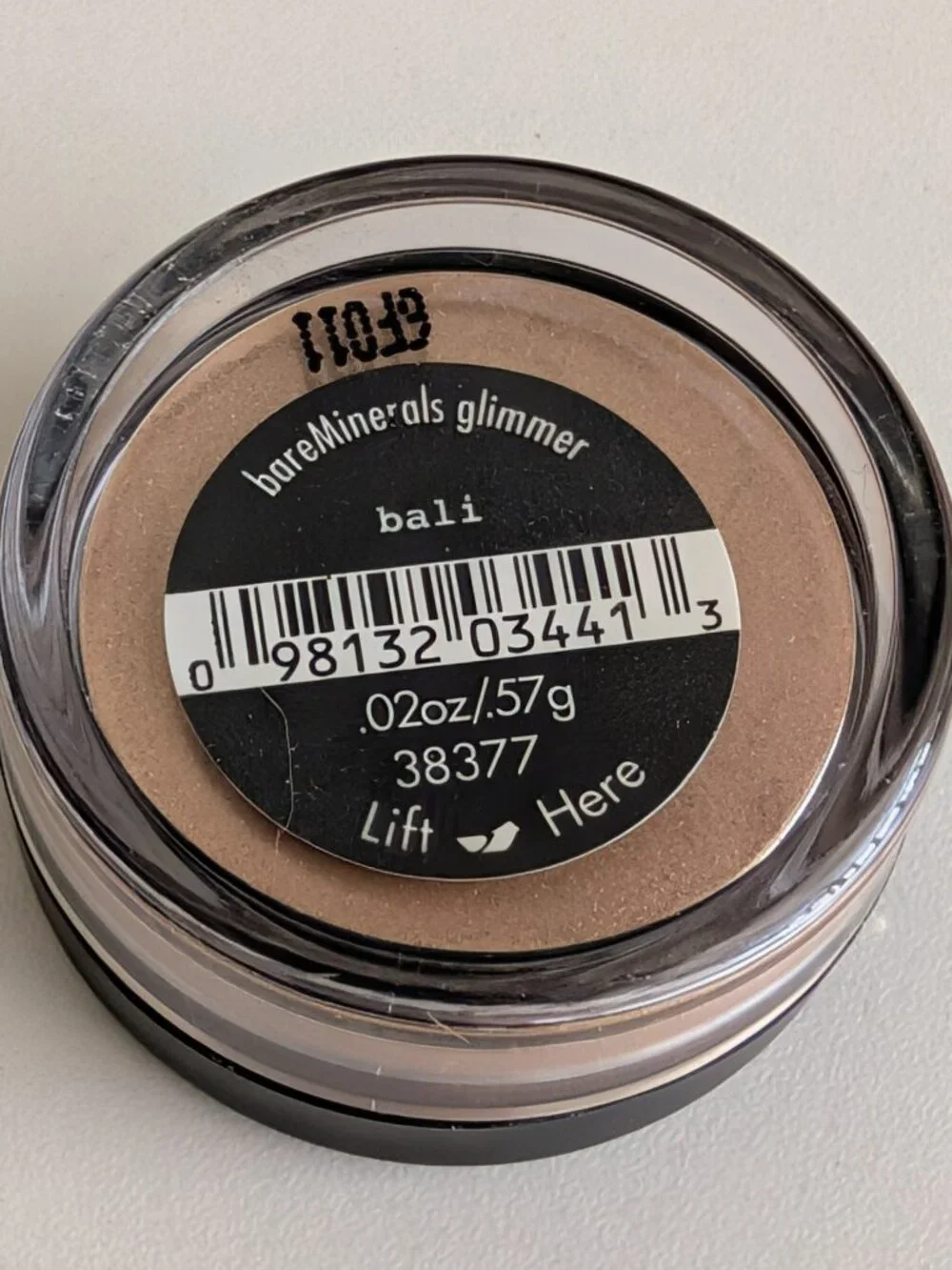 bareMinerals Bali Glimmer Eyeshadow Eye Shadow Color .02oz Full Size Sealed